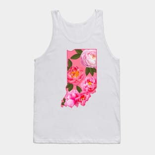 Indiana State Flower Peony Tank Top